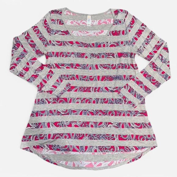 3-Pack Bundle of LulaRoe Lynnae Long Sleeve Scoop Neck T-Shirts - Picture 5 of 8